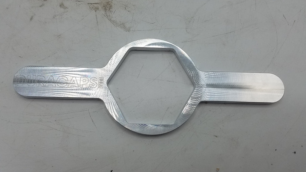 X1 Oil Cap, billet Aluminum, for 21-36 fits drums 9-44 9-27 9-28 12 threads 4" WITH WRENCH (21-36-BILLET-WRENCH-KIT)