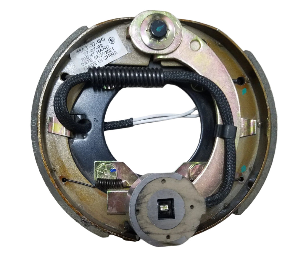 Pair 7" 2000#, Electric Brake Backing Plates, Fits Dexter Trailer Brake Axle (7EB-1P)