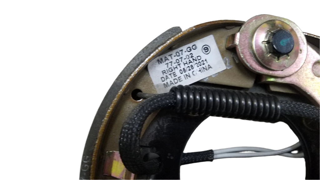 Pair 7" 2000#, Electric Brake Backing Plates, Fits Dexter Trailer Brake Axle (7EB-1P)