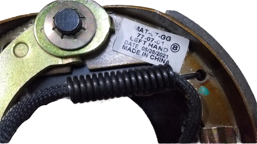 Pair 7" 2000#, Electric Brake Backing Plates, Fits Dexter Trailer Brake Axle (7EB-1P)