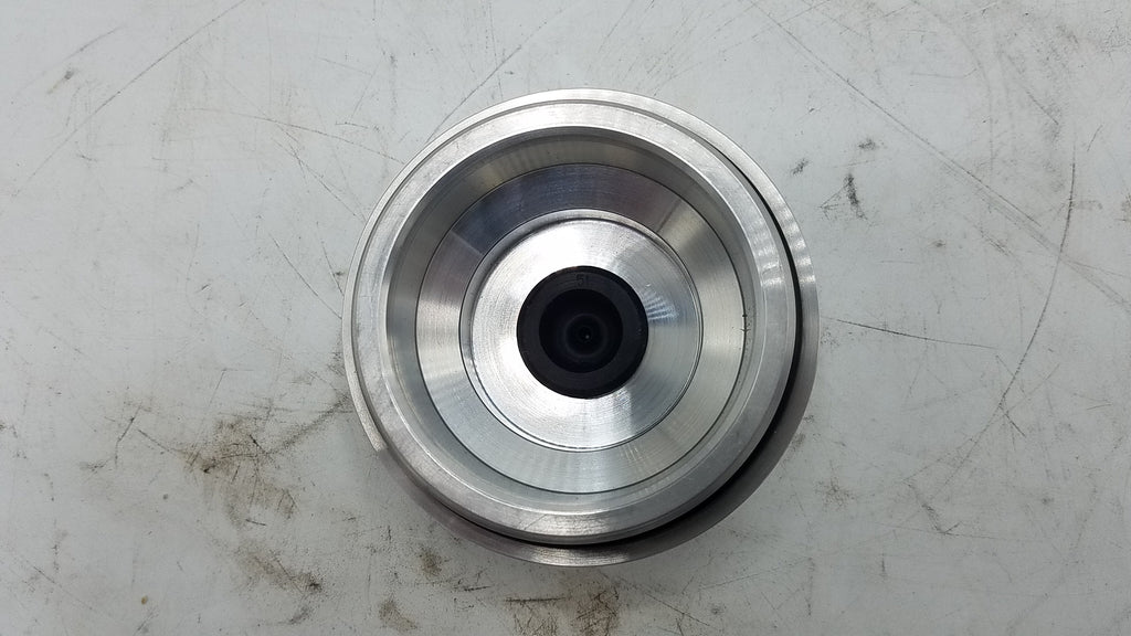 X1 Oil Cap, 2.875"-12, Billet Aluminum, Fits Lippert & Dexter, 6K-8K, WITH WRENCH (21-35-BILLET-WRENCH-KIT)