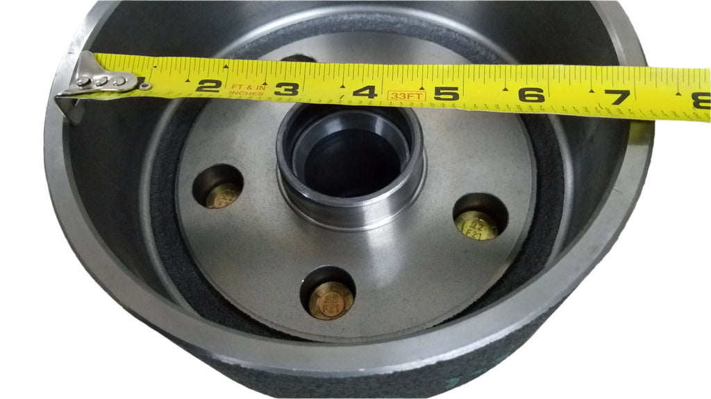 Pair of 7" Backing Plates and 5x4.5 Drums 2000# 2200# Brake Kit Fits Dexter Trailer Axle(98545-B-IMP)