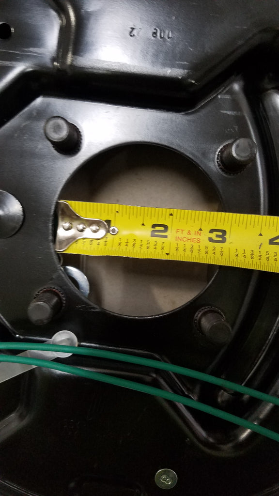 2-5x5 5 Lug 3500# Drums with Dexter 10" Never Adjust Backing Plates Right and Left Sides (824907-B-FSA-DEX)