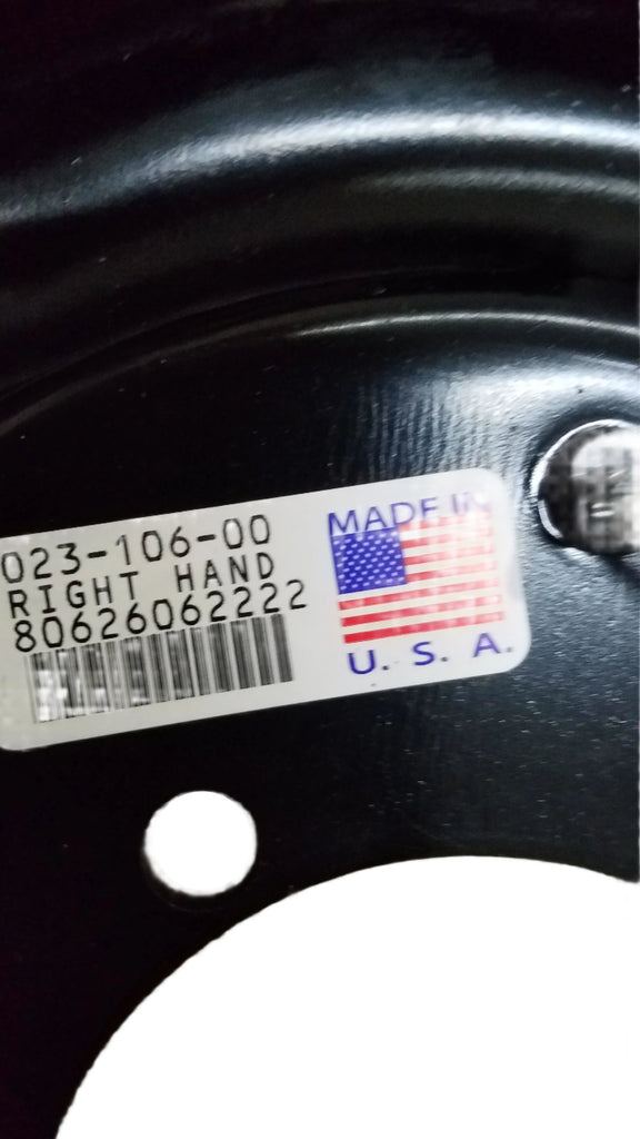 Add Brakes Basic Kit, 8 x 6.5 GENUINE DEXTER Drums & Backing Plates 1/2" Studs 7000# (92865-B-DEX)