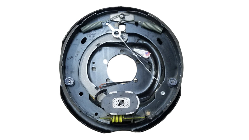 Add Brakes Kit 8 x 6.5 Genuine Dexter 1/2 Stud Never Adjust 7K Backing Plates (92865-B-FSA-DEX)