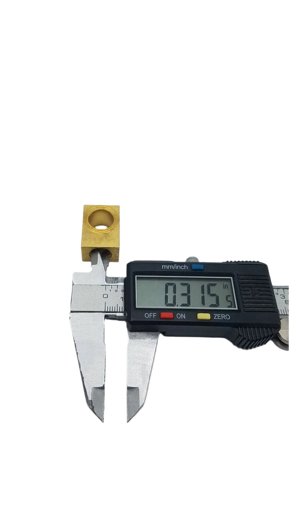 Banjo Bolt + Block + 2 copper washers - 7/16-20 fits Dexter and UFP Brake Caliper (32275U+32307U+2x32230U)