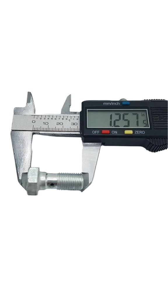 Banjo Bolt + 2 copper washers - 7/16-20 fits Dexter and UFP Brake Caliper (32307U+2x32230U)