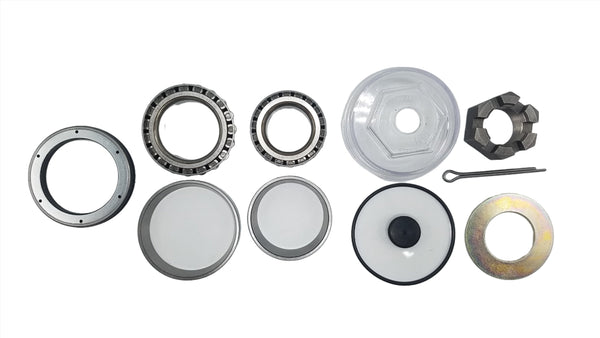 10K Lippert Bearing kit with Spindle End Hardware and Oil Cap (BK4-287-LIPPERT+183772CAP)