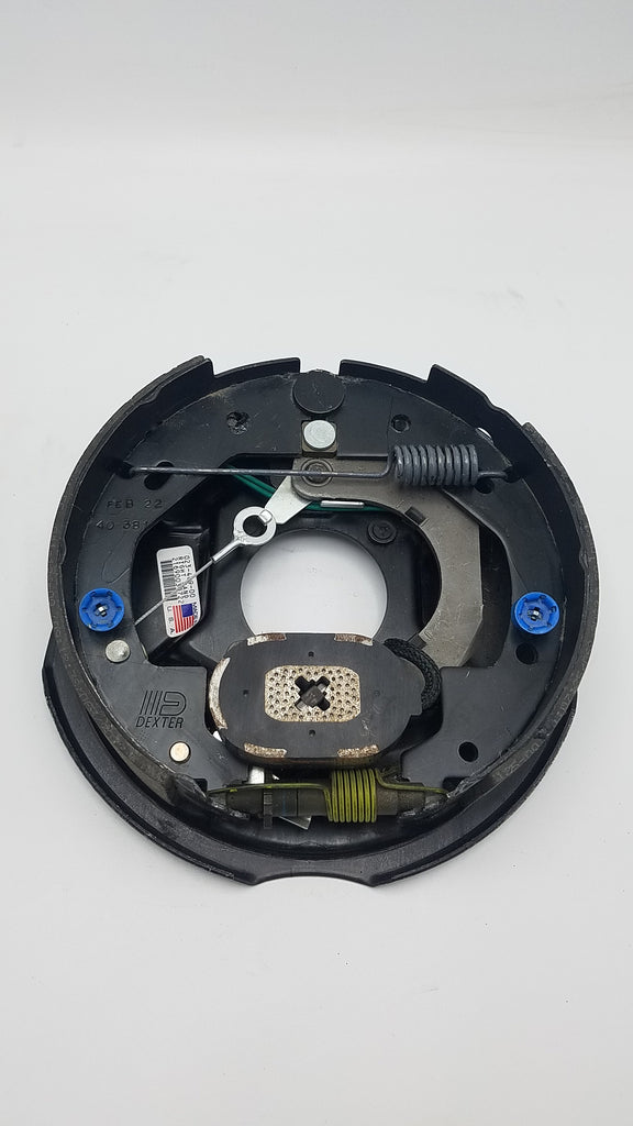 1-5x4.5 Dexter 5 Lug 3500# Drum with Dexter 10 Never Adjust Backing Plates Right Side (94545-B-FSA-DEX-R)