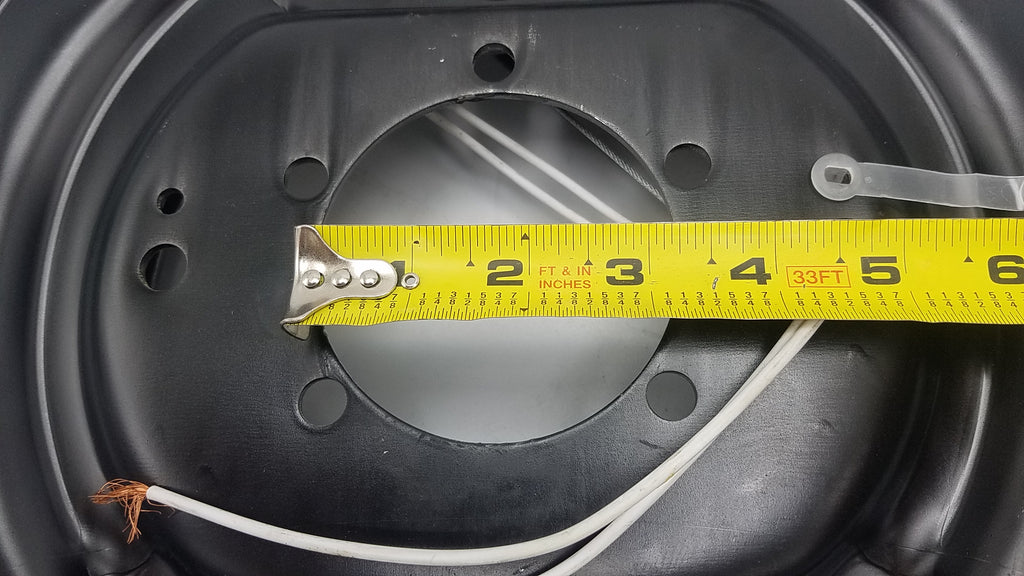 Right Hand 12" x 2" Dexter Never Adjust Electric Trailer Brake Backing Plate (023-459-00)