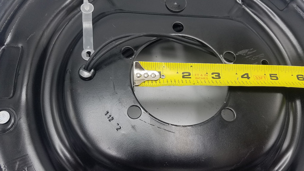 12 x 2 Dexter Genuine 7000# Trailer Electric Brake Backing Plate Left Drivers (023-180-00)