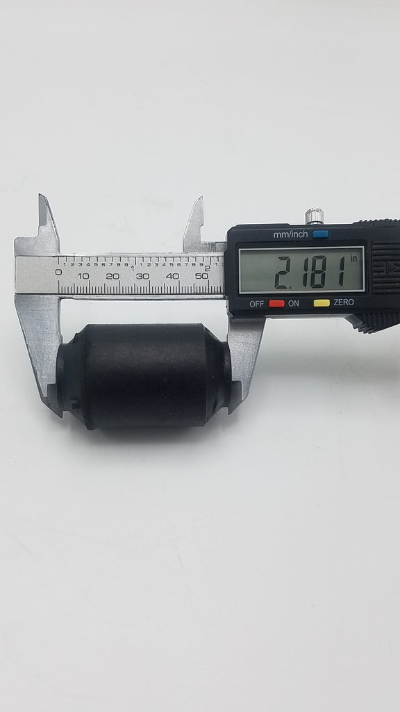 SPRING EYE BUSHING,.646 ID X 1.30 OD 2.18 LONG. STEEL/RUBBER/STEEL, 014-073-01 9K 9000 fits 072-010-02