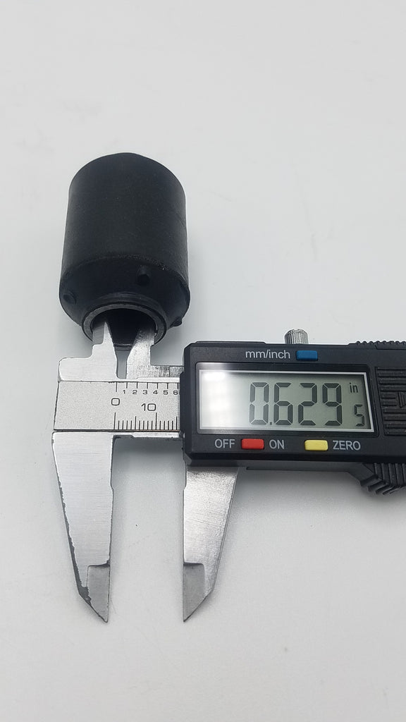 SPRING EYE BUSHING,.646 ID X 1.30 OD 2.18 LONG. STEEL/RUBBER/STEEL, 014-073-01 9K 9000 fits 072-010-02