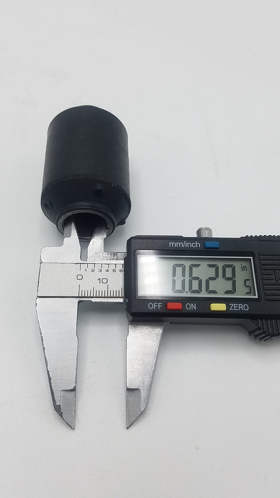 X2 (TWO) SPRING EYE BUSHING, .646 ID X 1.30 OD 2.18 LONG. STEEL/RUBBER/STEEL 9K 9000 fits 072-010-02 (014-073-01-LOTOF2)