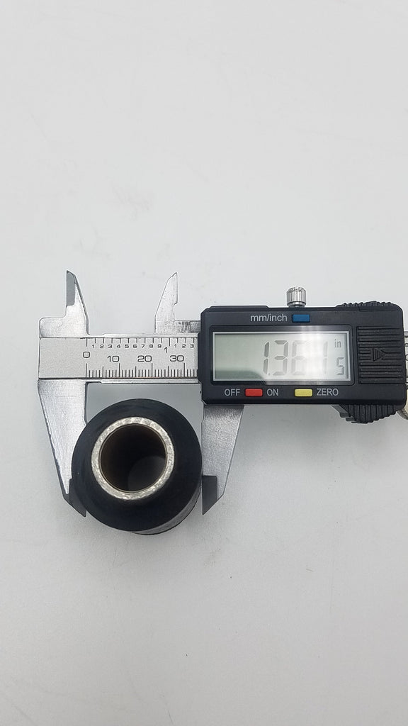 X2 (TWO) SPRING EYE BUSHING, .646 ID X 1.30 OD 2.18 LONG. STEEL/RUBBER/STEEL 9K 9000 fits 072-010-02 (014-073-01-LOTOF2)