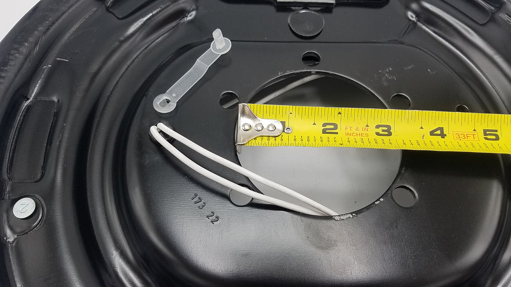 12" Genuine Dexter Trailer Electric Backing Plate Brake 5200 6000 7000 Left Side (023-105-00)