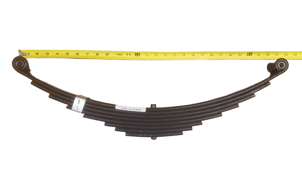 2 (TWO) Leaf Spring 4000# 8 Leaf 26" Long Eye to Eye 1.75" Wide Trailer Leaf Spring (DE AWS8-LOTOF2)