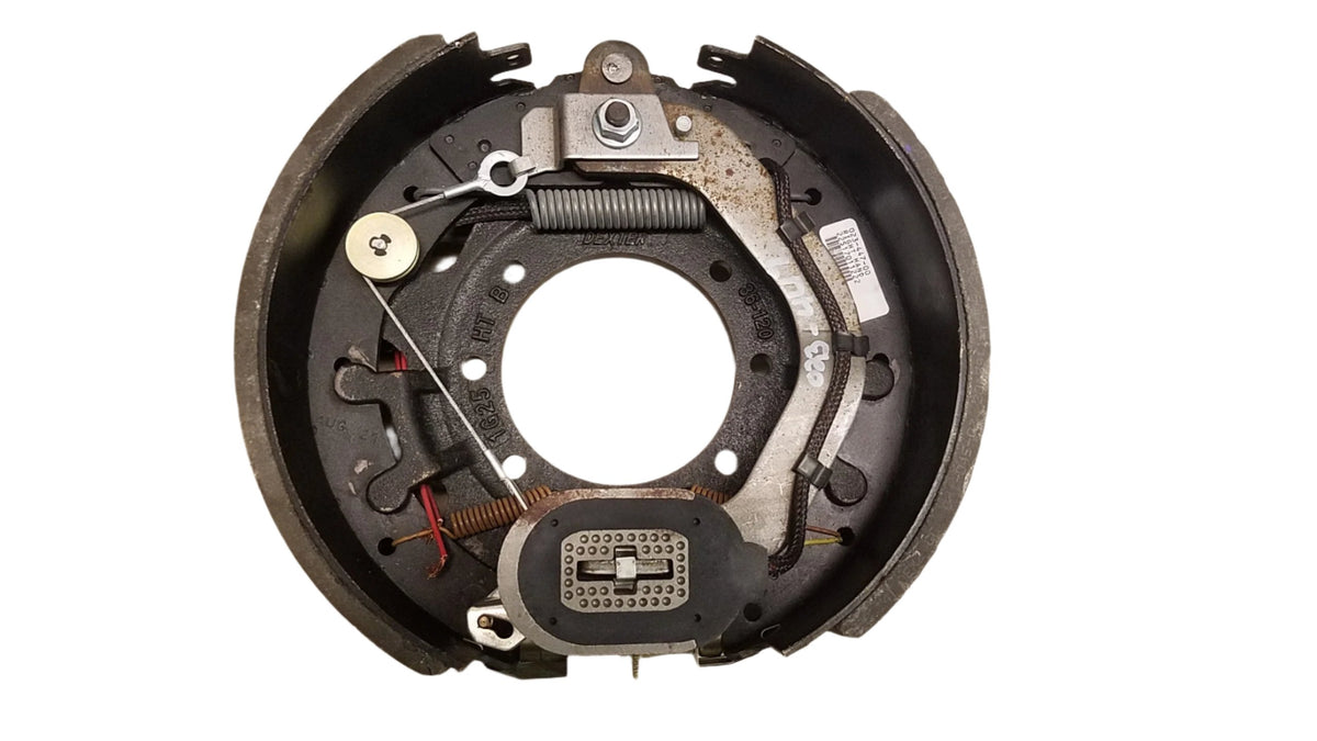 IN STORE PICK UP ONLY 12.25" x 5" Brake Backing Plate Dexter Electric Trailer Right 12K 15K Axle (023-447-00)