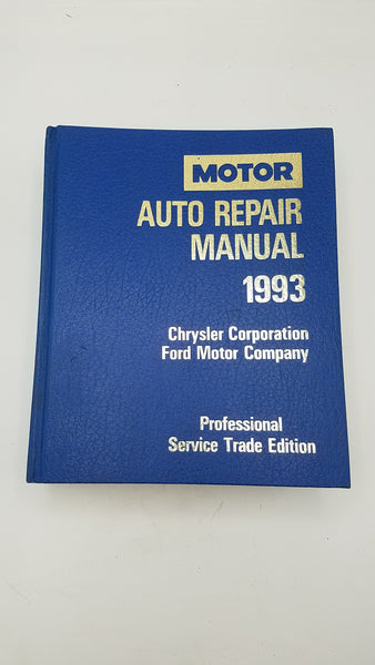 1990-1993 MOTOR Auto Repair Manual for Chrysler Corporation and Ford Motor Company Cars Cars