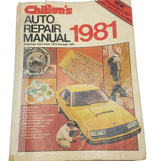 1974-1981 CHILTONS Auto Repair Manual For American Cars