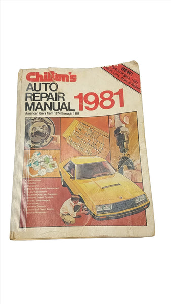 1974-1981 CHILTON'S Auto Repair Manual For American Cars