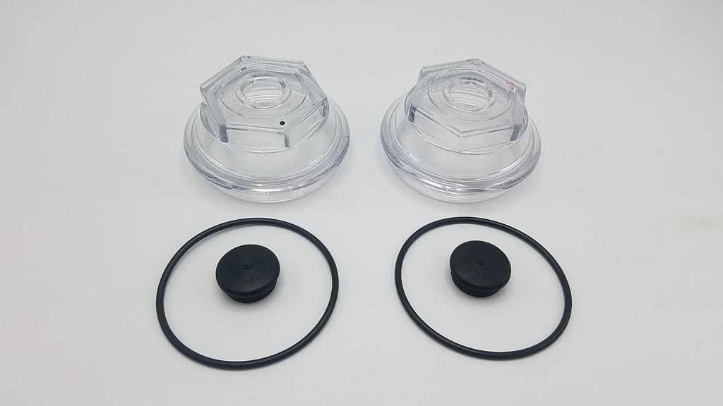 X4(FOUR) 3.5" Oil Bath Cap Trailer Axle Dexter 9K 10K 8-415 430 After 2009 (21-88-KIT-LOTOF4)