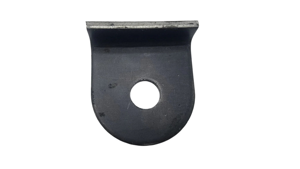 PAIR of Maxxima 3/4" Round Clear Lens Amber Light With 3/4" Weld-On Light Bracket (M09300YCL-34-BRACKET-PAIR)