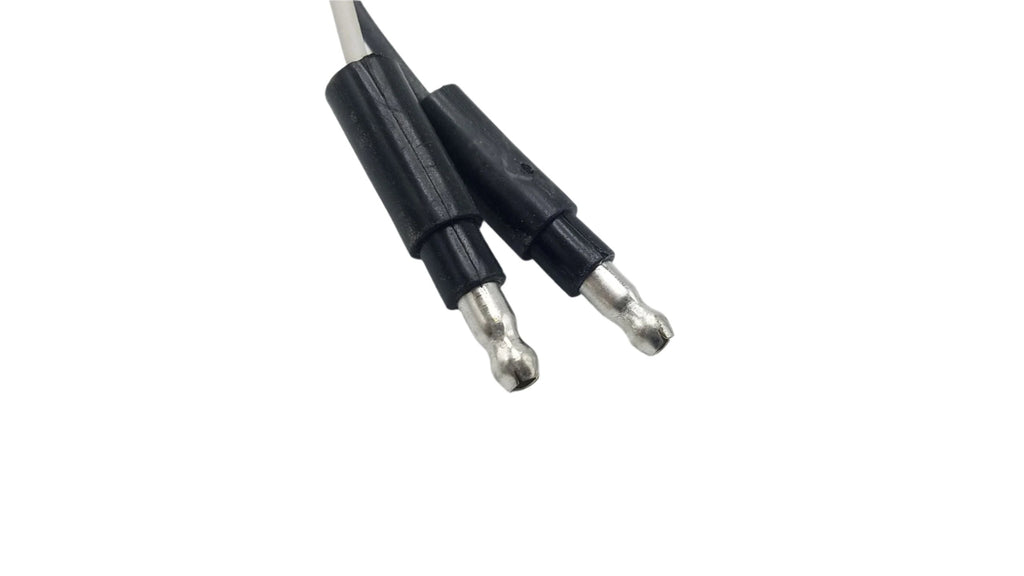 PAIR Of Maxxima 3/4" Round LED P2PC CM Amber With 3/4" Weld-On Light Bracket (M09300Y-34-BRACKET-PAIR)