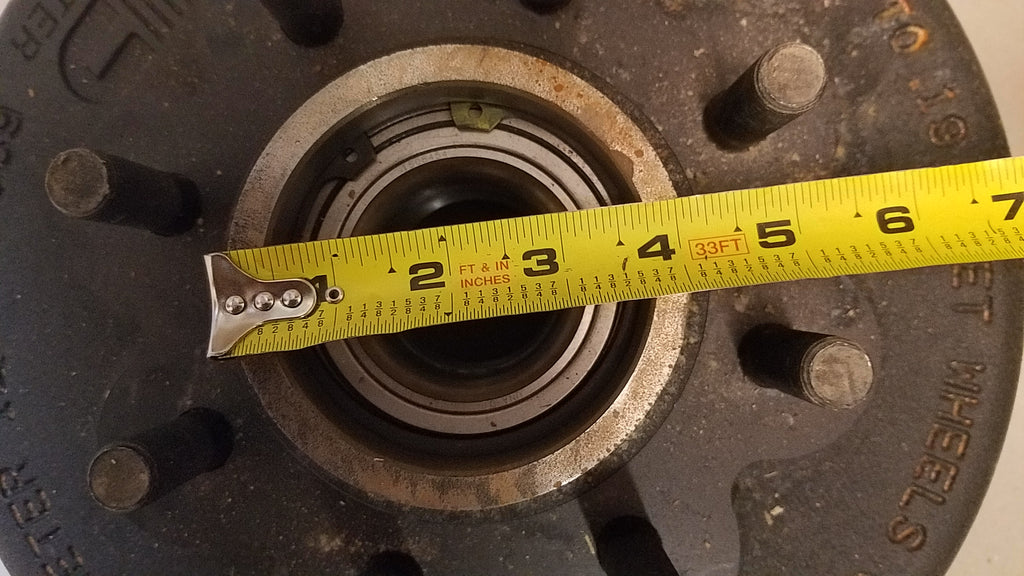 Dexter Drum, 8K, 8 x 6.5, 5/8" Studs, 4.75" Pilot, 50MM Bearing, Nev-R-Lube, Includes 031-071-03 Bearing Cartridge and 069-093-00 bearing Retainer (008-389-80)