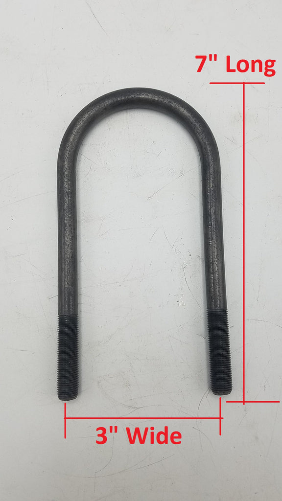 Complete Suspension Rebuild kit For 7K Tandem Trailer Axles 25" Springs Wet Bolts (CSRK-TA-WB-LE-BB-SW5)