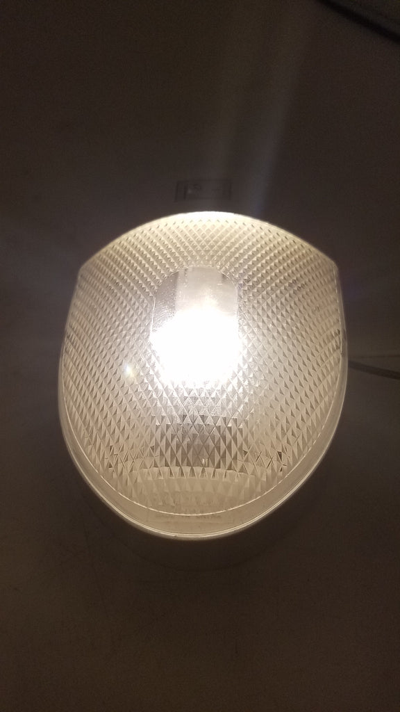 LED Euro Style Single Dome Light With Switch For Trailer Interiors (D-95)