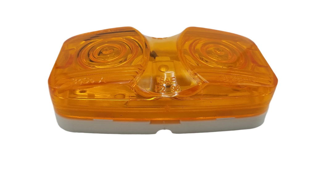 Amber Duel Bulb Incandescent Clearance/Marker Light For Trailers (34-003440)