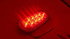 Flat 6″ Oval Surface Mount LED Stop/Turn/Tail Light with Integrated Reflector (J-65-FRX)