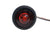 1 Round Red LED Innovative Saucer Marker Clearance Hot Spot Bullet Trailer Truck (216-4400-1)