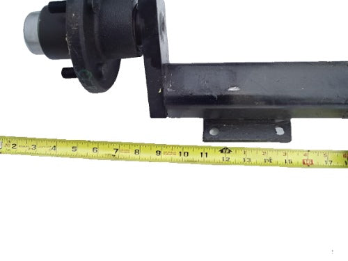 250#- LEFT Torsion 1/2 axle 5 lug Motorcycle Trailer Camper Short Trike Half (1449546)