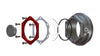 Oil Cap, 2.875", Aluminum, Valcrum, Fits Dexter, Lippert, Kodiak, 21-35 / 038, 21-29, 695814, 8001, 8K axles  (ST-2875)