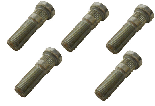 FIVE - 1/2"-20 x 1.75" Press-In Trailer Wheel Stud (32498U-5)