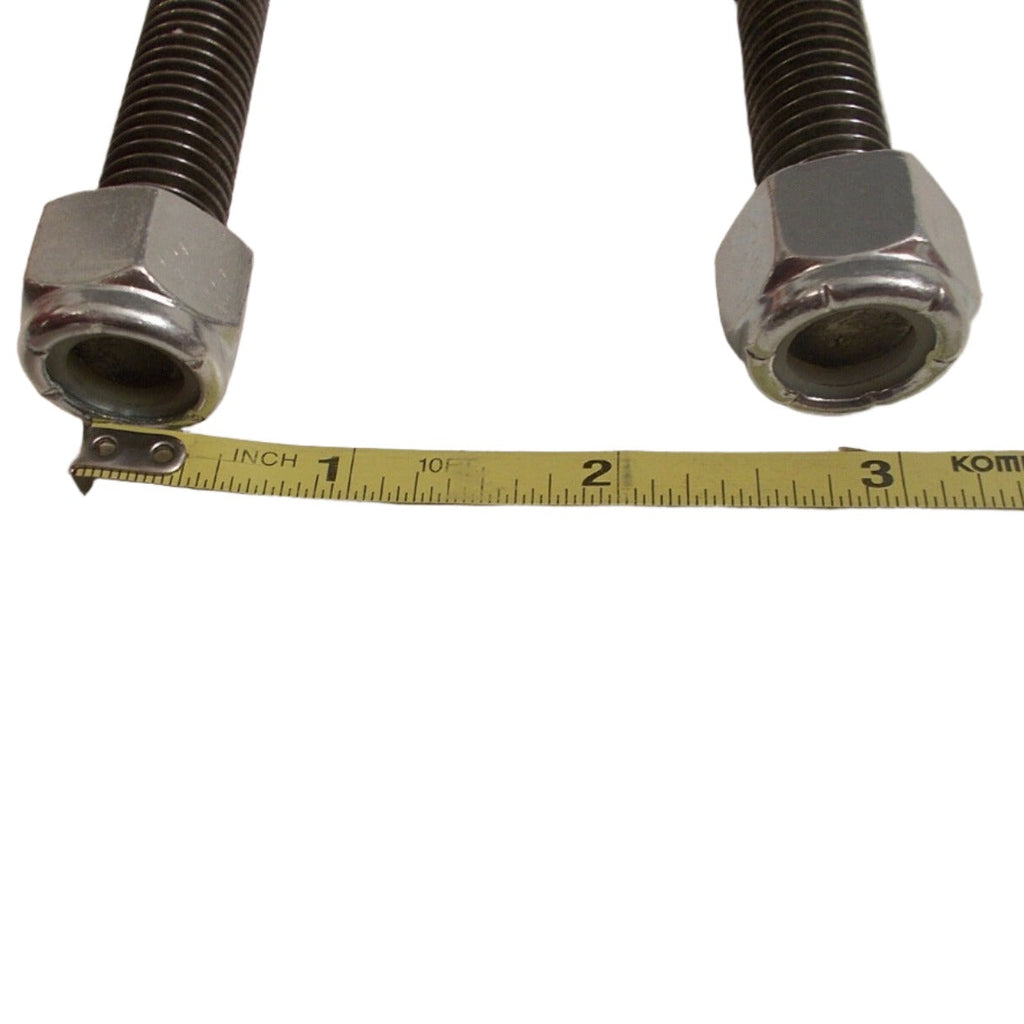 2-1/8" x 6-1/2" Square Trailer Axle U-Bolt Kit - 1/2" Diameter with Nuts (34143-KIT)