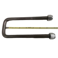 2-1/8" x 6-1/2" Square Trailer Axle U-Bolt Kit - 1/2" Diameter with Nuts (34143-KIT)
