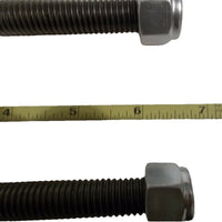 2-1/8" x 6-1/2" Square Trailer Axle U-Bolt Kit - 1/2" Diameter with Nuts (34143-KIT)