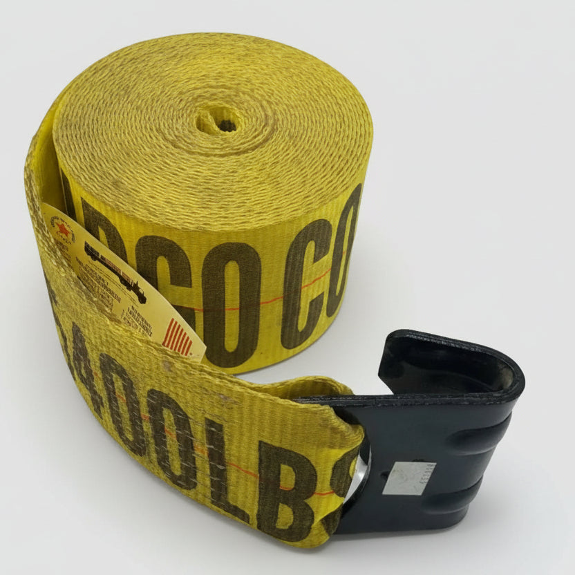 4" x 30 Winch Strap with Flat Hook (4821XW-30F)