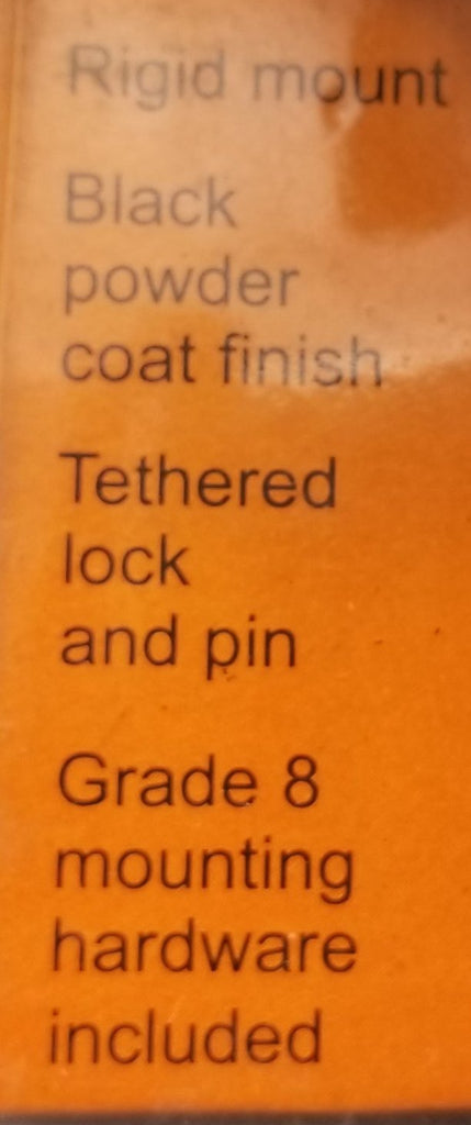 Heavy Duty Pintle Clamp Coupler 10,000# Rated 4 Hole Mount Plate Trailer Towing (50035H)