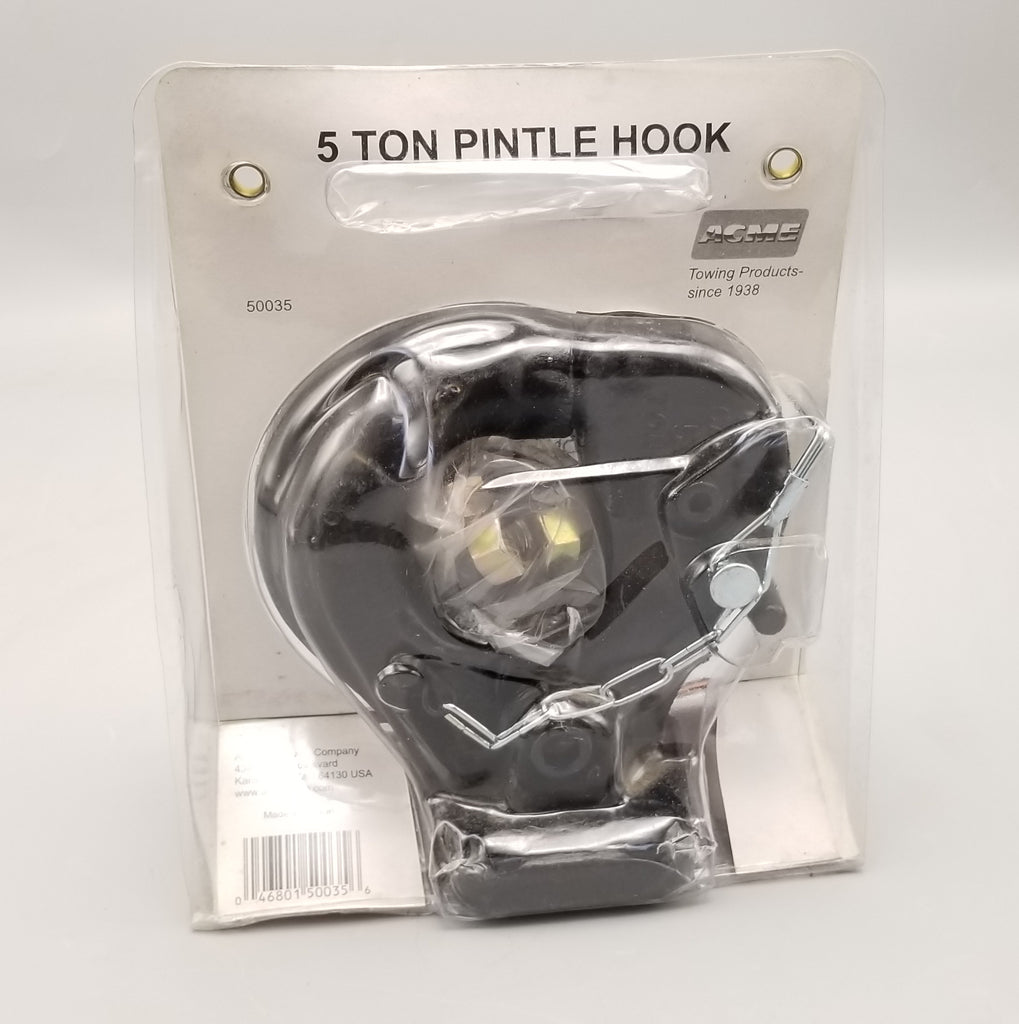 Heavy Duty Pintle Clamp Coupler 10,000# Rated 4 Hole Mount Plate Trailer Towing (50035H)