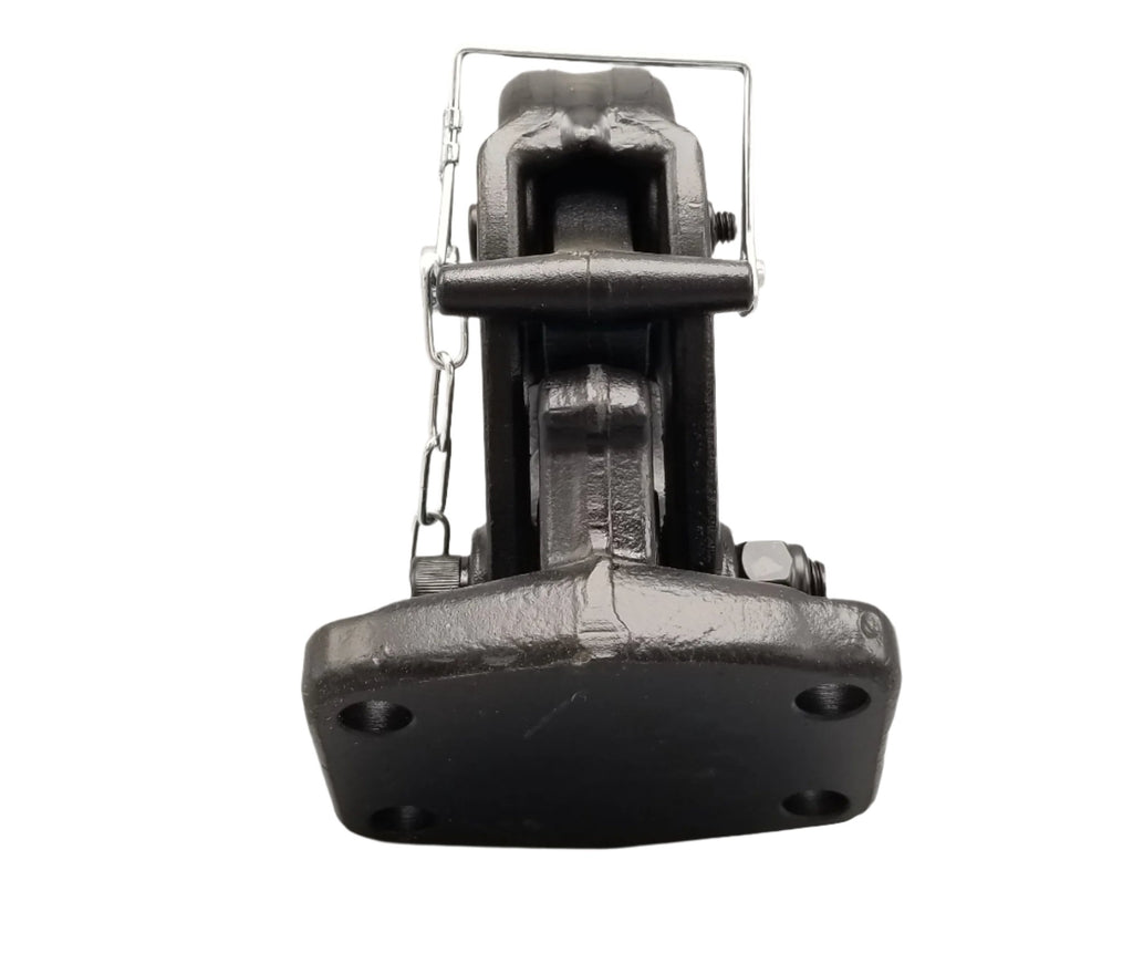 Heavy Duty Pintle Clamp Coupler 10,000# Rated 4 Hole Mount Plate Trailer Towing (50035H)