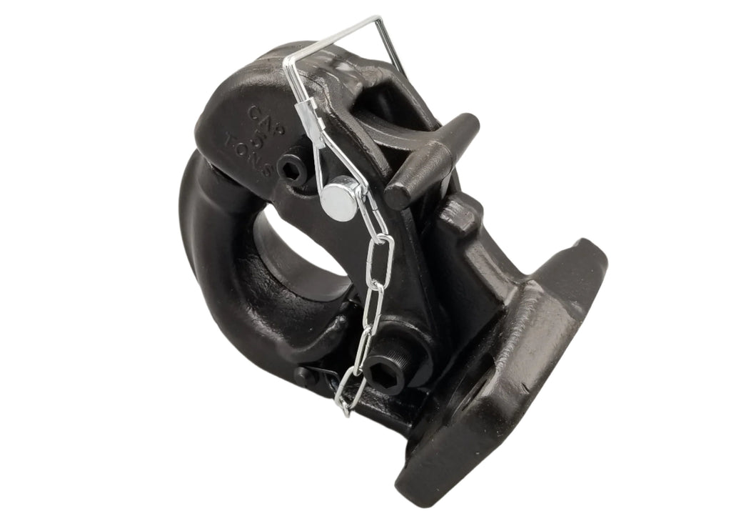 Heavy Duty Pintle Clamp Coupler 10,000# Rated 4 Hole Mount Plate Trailer Towing (50035H)