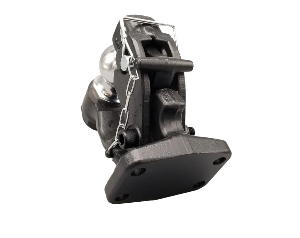 Heavy Duty 2" Ball Pintle Combo Coupler 16,000# Rated 4 Hole Mount Plate Trailer (50050H)