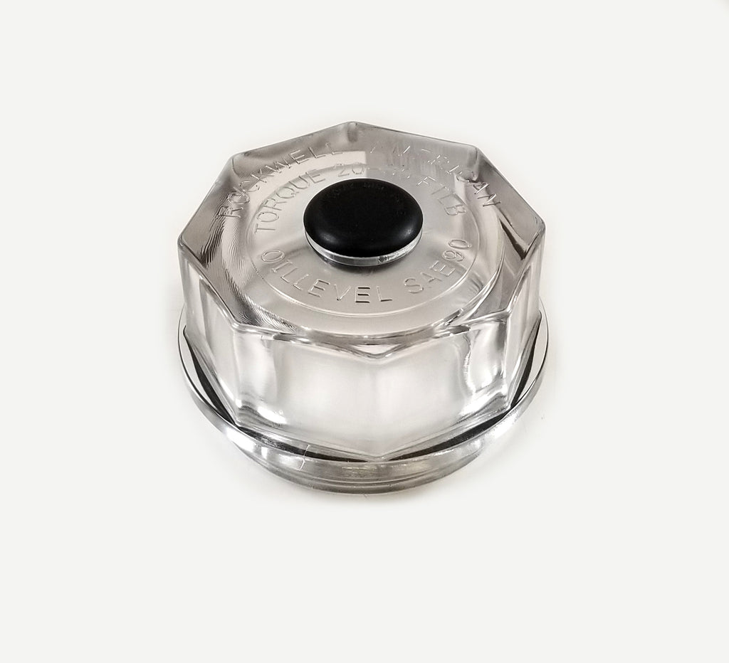 3.5" Quality Rockwell Oil Bath Cap for 9k-10k Trailer Axle -Years 1996 & Older (7108098-KIT)