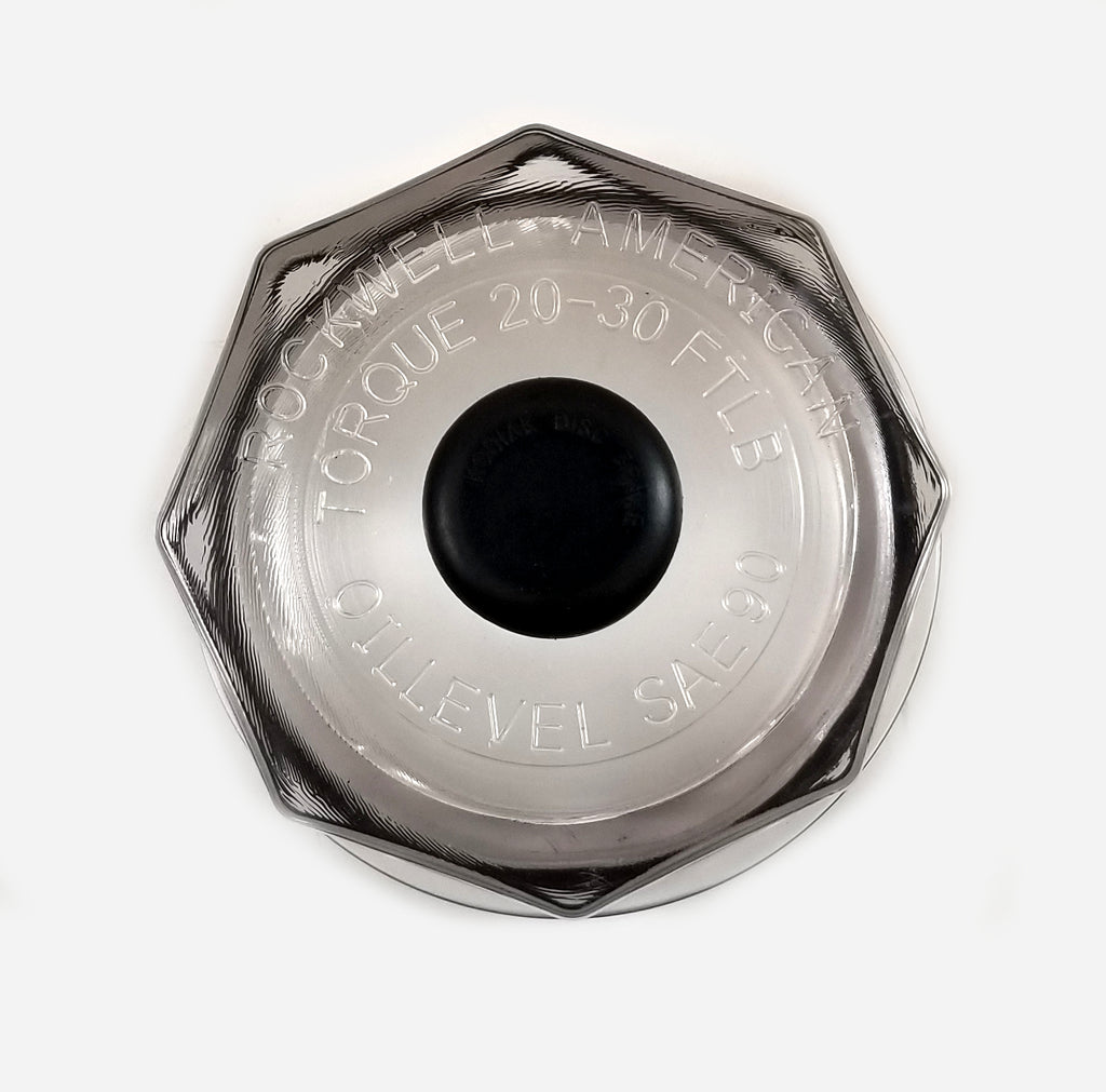 3.5" Quality Rockwell Oil Bath Cap for 9k-10k Trailer Axle -Years 1996 & Older (7108098-KIT)