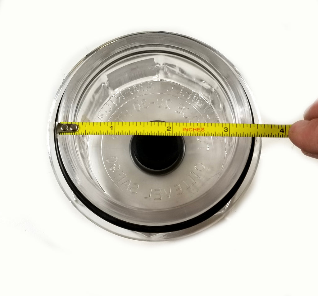 3.5" Quality Rockwell Oil Bath Cap for 9k-10k Trailer Axle -Years 1996 & Older (7108098-KIT)