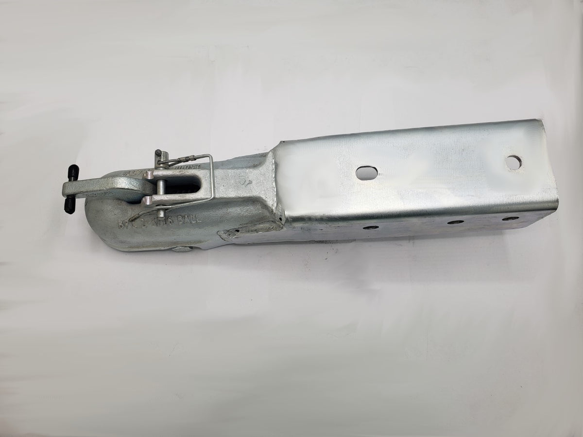 2-5/16" Heavy-Duty Cast 3" Straight Tongue Coupler — 15K — Zinc (91562)